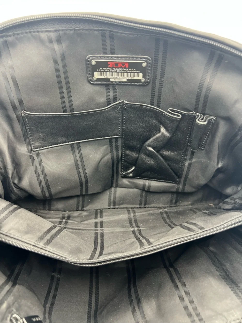 Tumi Black Tote